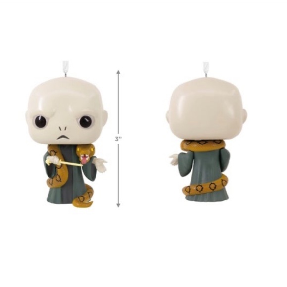 Lot of 2 Hallmark Harry Potter Funko POP! Christmas Ornament (Lord Voldemort) - Picture 2 of 7